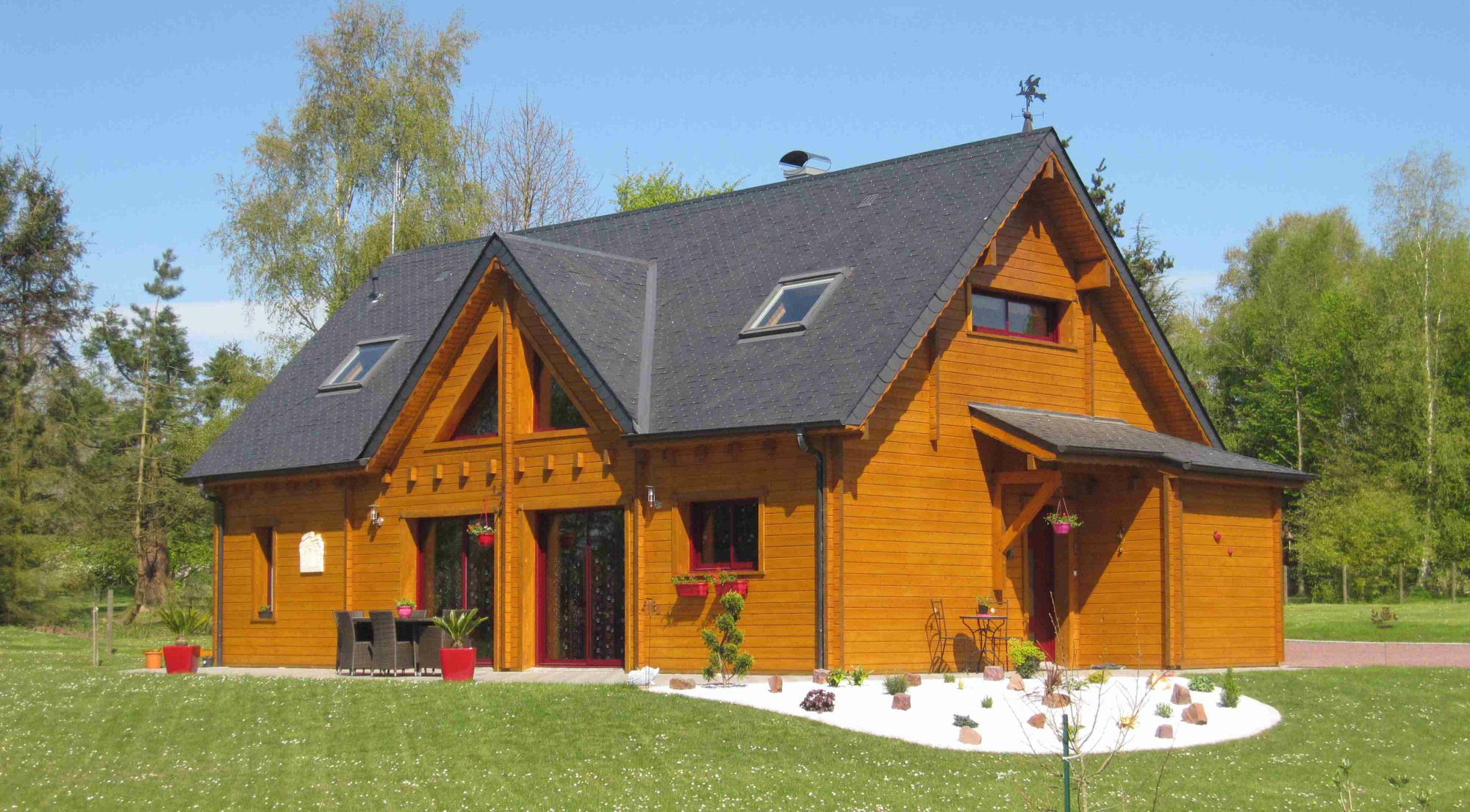 L'authentique maison Scandinave en bois sur mesure